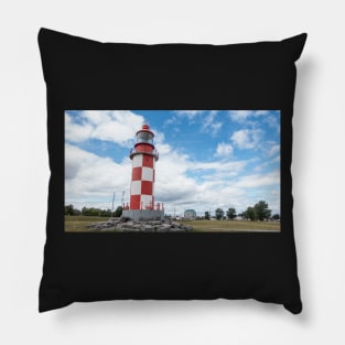 A light house on display Pillow