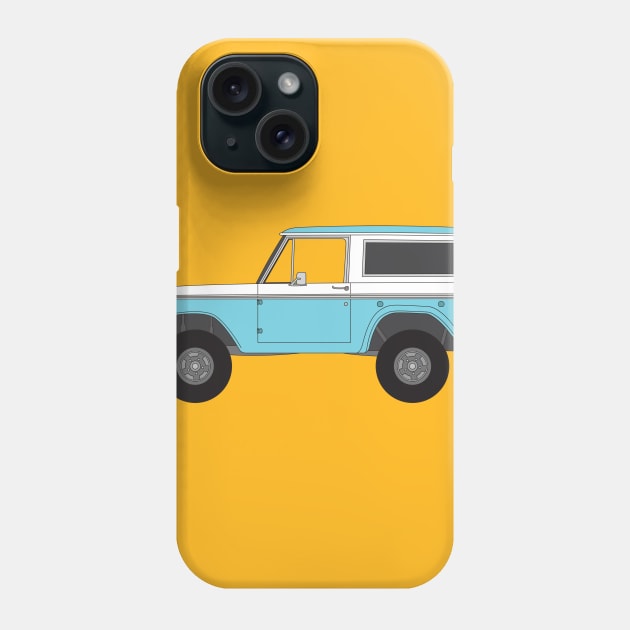 1971 Ford Bronco Phone Case by HouseofLathia