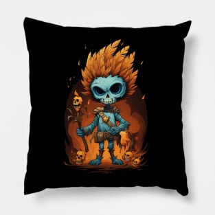 Skeleton tribesman Pillow