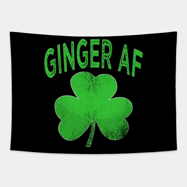 shamrock - ginger af Tapestry by Bagshaw Gravity