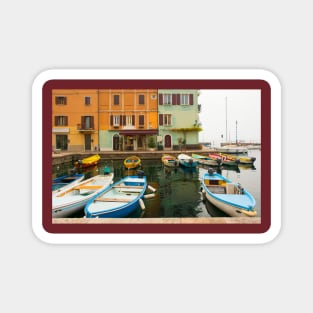 Castelletto Waterfront on Lake Garda in Italy Magnet