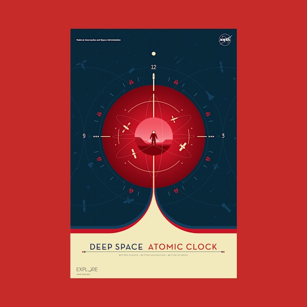 Atomic Clock NASA Artwork by GEEKNESS