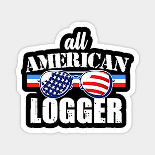 American Logger Magnet