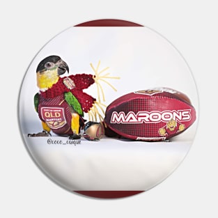 Maroons State Of Origin Birb Pin