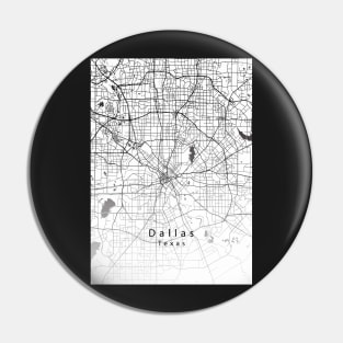 Dallas Texas City Map Pin