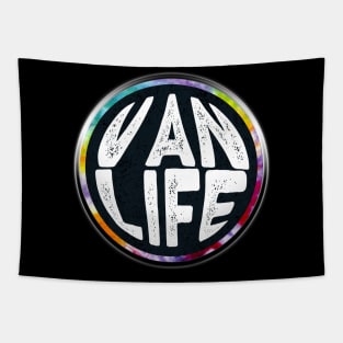 Van Life Gear Distressed - Van Dweller Lifestyle Nation Tapestry