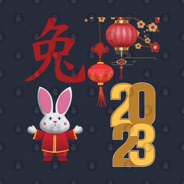 2023 Year of the Rabbit by TeeText