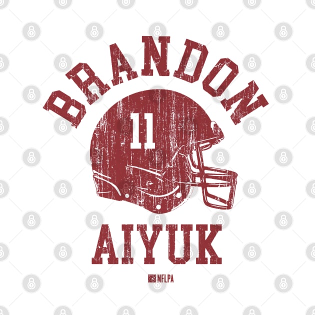 Brandon Aiyuk San Francisco Helmet Font by TodosRigatSot