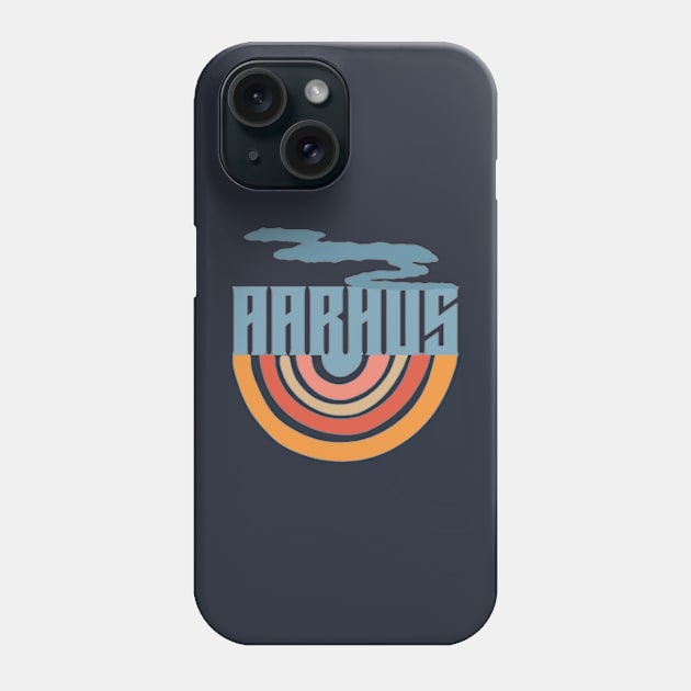 AARHUS Colourful Rainbow Phone Case by KoumlisArt