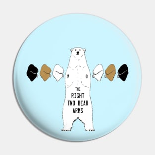 The Right Two Polar Bear Arms Pin