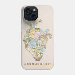 A Traveler's Heart Phone Case