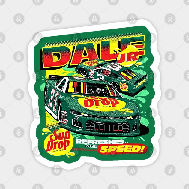 Dale Earnhardt Jr. - Nascar Citrus Soda Magnet by nicklower