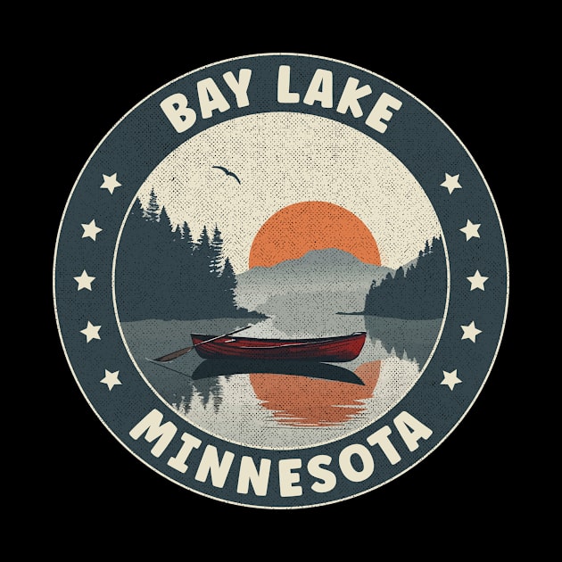 Bay Lake Minnesota Sunset by turtlestart