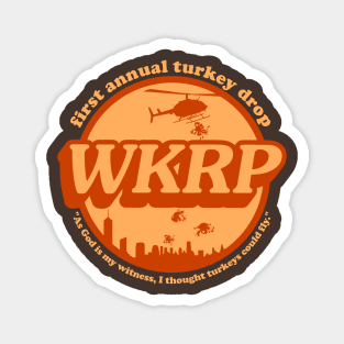 WKRP Turkey Drop Magnet