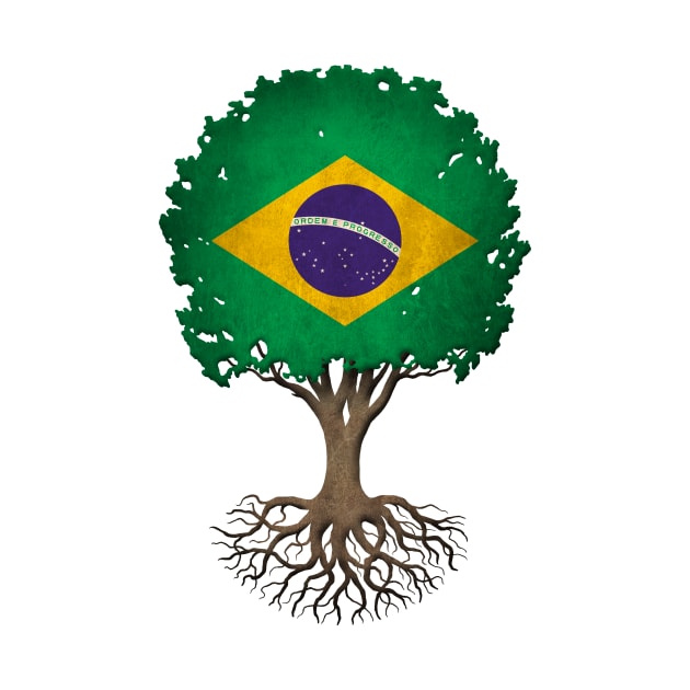 Tree of Life with Brazilian Flag by jeffbartels