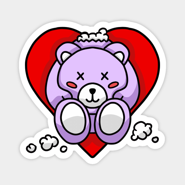 Teddy bear Magnet by il_valley