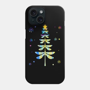 Dragonfly Christmas Tree Phone Case