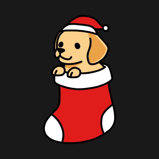 Holiday Labrador Retriever by littlemandyart