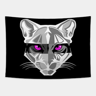 Wild Magenta Eyes Tapestry