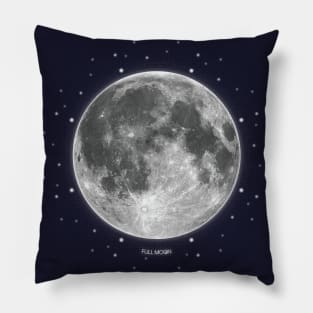 Full Moon - Moon Phases Pillow