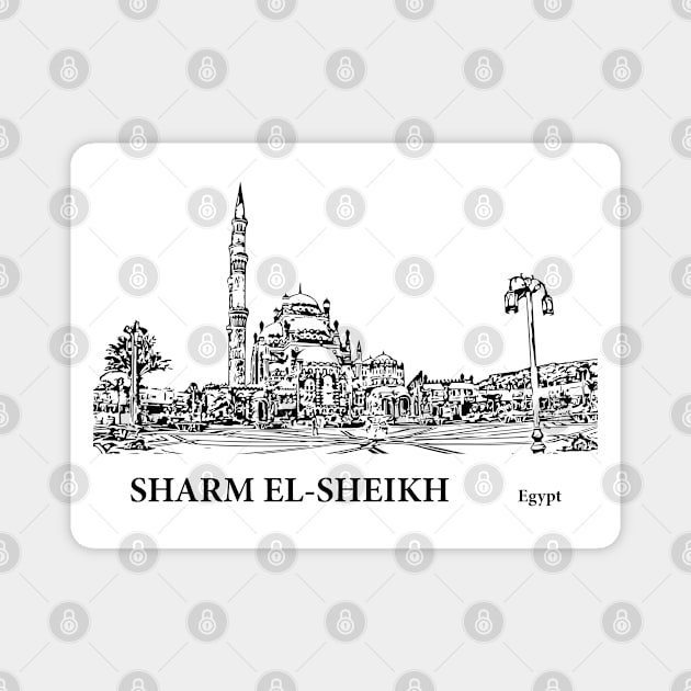 Sharm el-Sheikh - Egypt Magnet by Lakeric