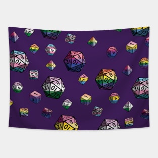 Pride Dice Pattern Tapestry