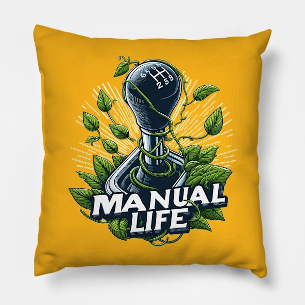 Manual Gear Lever Pillow by Vehicles-Art