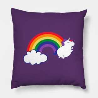 Rainbow unicorn Pillow