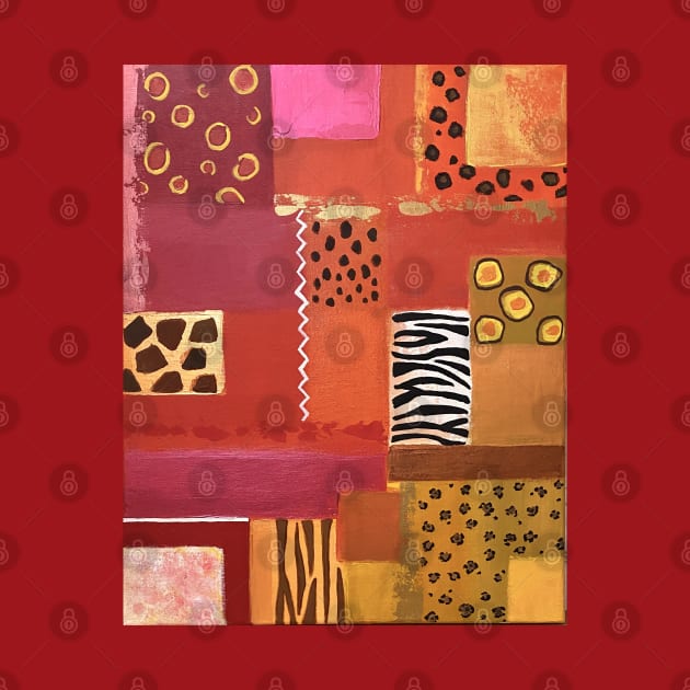 African safari quilt by MagaliModoux