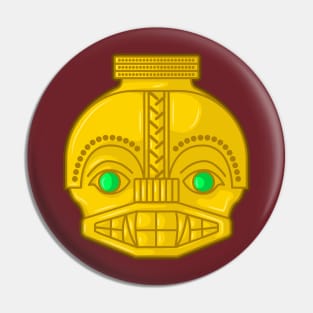 Ancient colombian native owl representation Pin