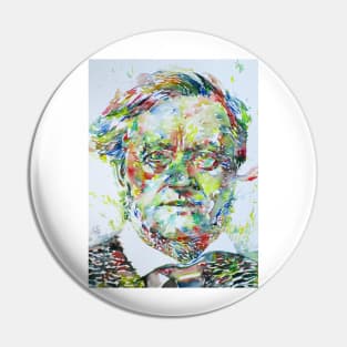 RICHARD WAGNER - watercolor portrait .2 Pin