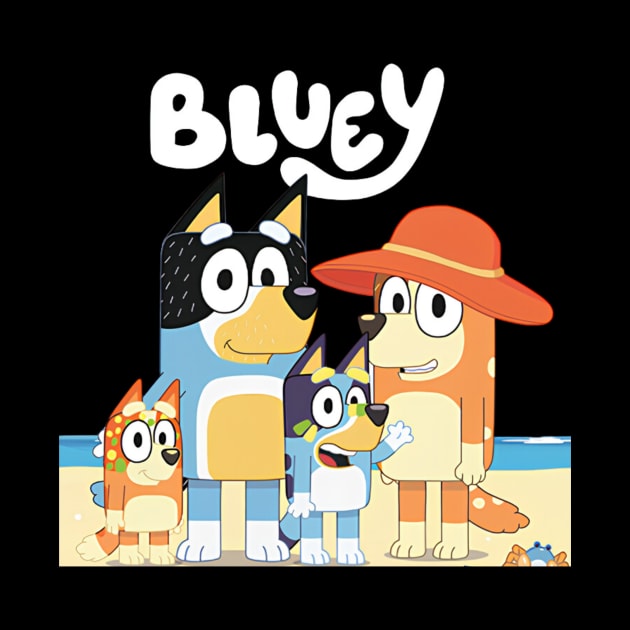 Bluey The Beach by ExpresYourself