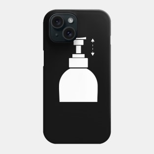 Pump Bottle Silhouette Phone Case