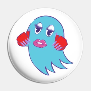 Gamer Ghost Blue Pin