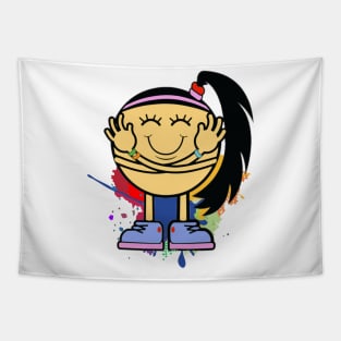 Bayley Hug Like Champ Tapestry