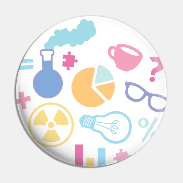 Pastel Science Pin by XOOXOO