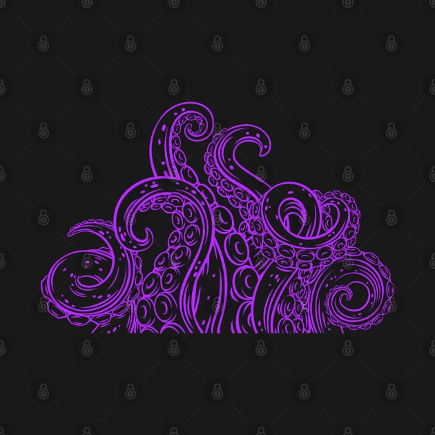 Monstruous Tentacles in Purple by Kahytal