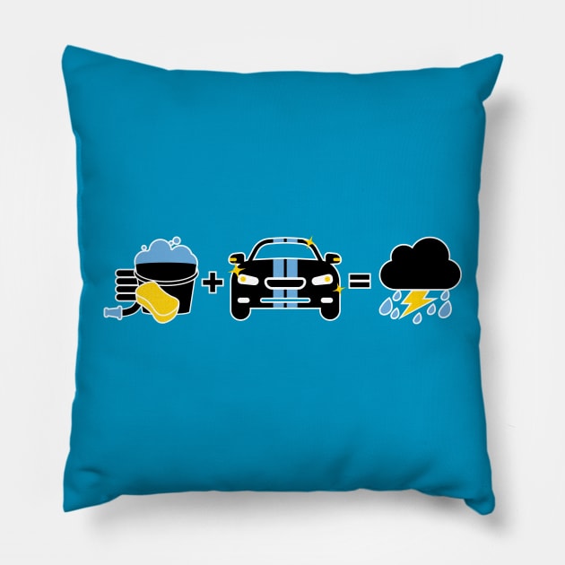 The Car Wash Effect Pillow by AlexanderDesigns