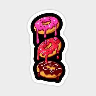 Yummy Floating Melted Doughnut Magnet