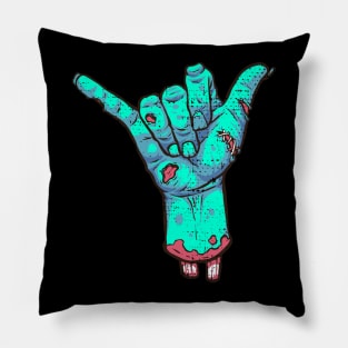 Shaka Zombie Halloween Pillow