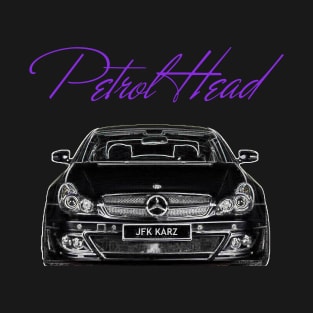 Mercedes CLS Petrol Head Front & Rear View T-Shirt