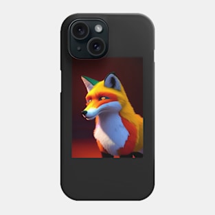 CONFUSED PRETTY FOX Phone Case