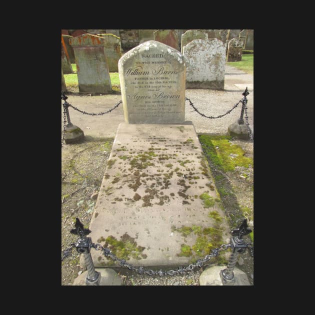 Grave of the Parents of Rabbie Burns, Alloway Auld Kirk by MagsWilliamson