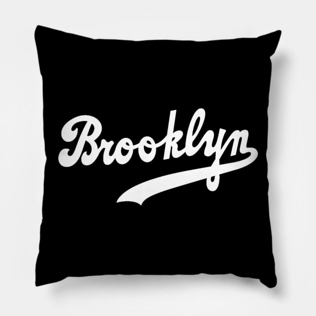 Brooklyn Tee Pillow by TheArtOfBrooklyn