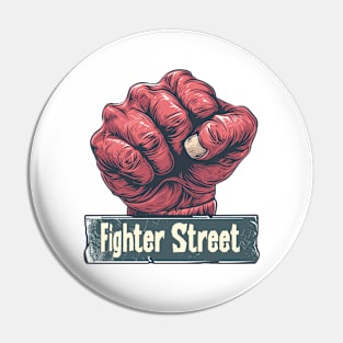 fist, fighter street Pin