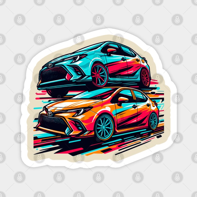 Toyota Corolla Magnet by Vehicles-Art