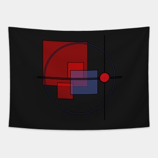 geometrical minimalist abstract design Tapestry