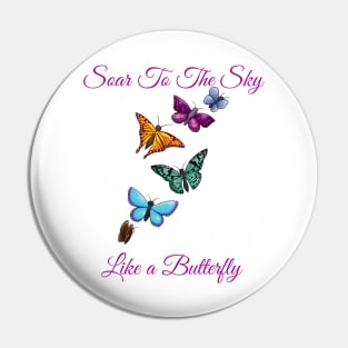 Butterflies T Shirt Pin