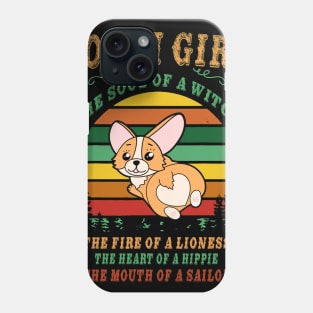 Corgi Girl - Witch - Lioness - Hippie - Sailor (85) Phone Case