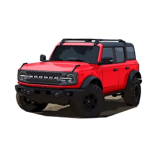 2021 Ford Bronco 4 Door Race Red T-Shirt